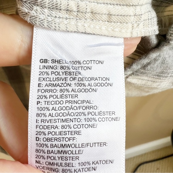 NORTH FACE Plaid Tanami Popover Top Shirt Size XL Short Sleeve - Picture 7 of 10